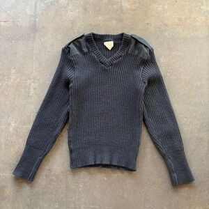Vintage British Military Wool Commando Sweater Brigade Quartermasters Size 44